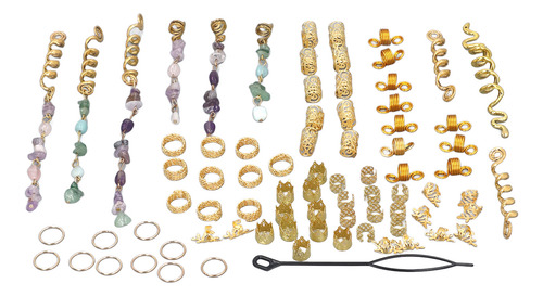 Accesorios Multifuncionales Para Trenzas De Pelo Dreadlock B
