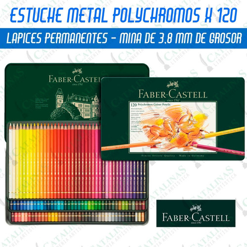 Lapices Polychromos Faber Castell En Lata X 120 Microcentro