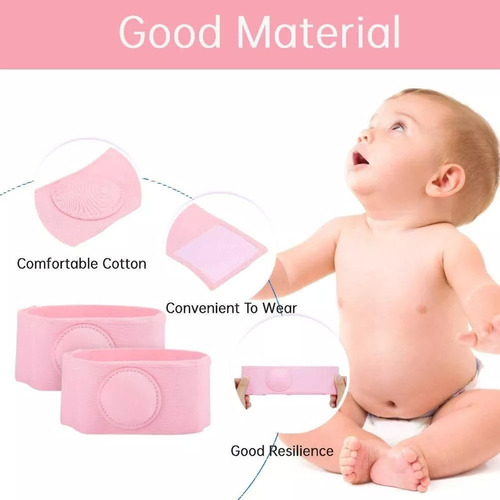 2 Peças De Cinto De Hérnia Umbilical Para Bebês É Macio E Re