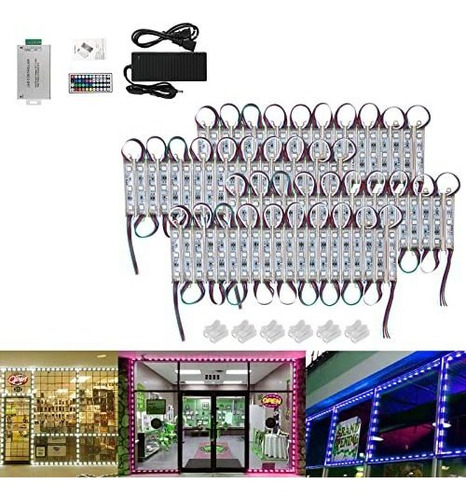 Beamnova 40ft Rgb Storefront Light Kit Con B09tqp9y551