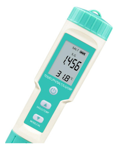 Medidor Digital De Calidad Del Agua 7 En 1 Ph Tds Temp Ec