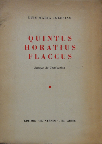 Quintus Horatius Flaccus Iglesias 