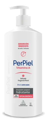 Perpiel Emulsión Absorción Inmediata Con Fragancia 400 G