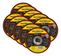 Comprar Pack X10 Disco Corte Amoladora 115mm X 1,0mm Crossmaster 