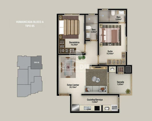 Imagem 14 de 15 de Ótimo Apartamento Em Itapema - 1802