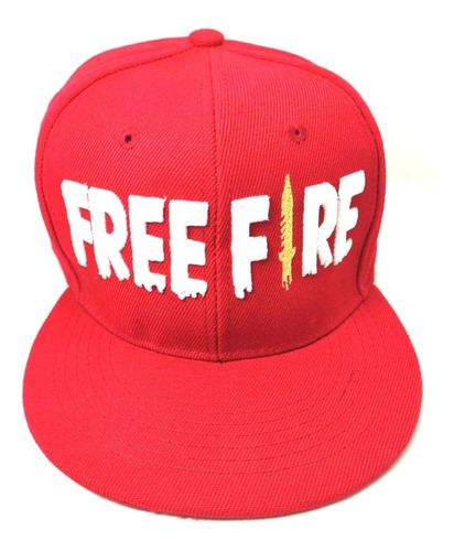 Gorra Plana Free Fire Moda Gamer Unitalla Adulto Snapback