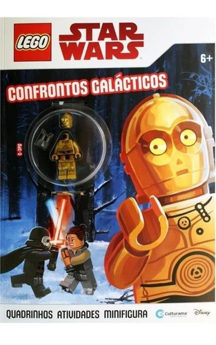 Revista Star Wars Confrontos Galácticos + Boneco Lego C-3po