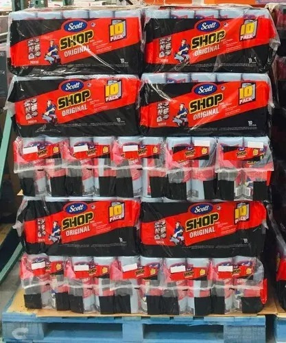 360 Rollos Toalla Scott Shop Original Paño Multiusos 36pzs