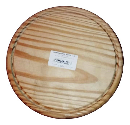 Plato Tabla De Madera Para Churrasco O Pizza