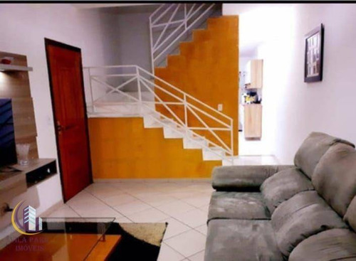 Imagem 2 de 11 de Sobrado Em Condomínio 3 Dormitórios Sendo 01 Suíte, Churrasqueira, 02 Vagas Cobertas - Jardim Rio Das Pedras - Cotia/sp - So0713