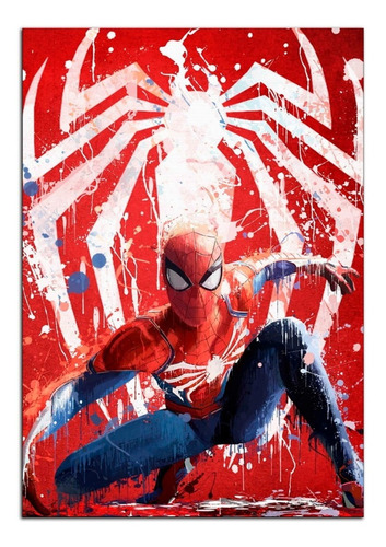 Quadro Spider-man Decorativo Personalizado Em Mdf