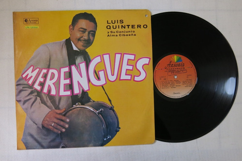 Vinyl Vinilo Lp Acetato Luis Quintero Merengues Tropical 