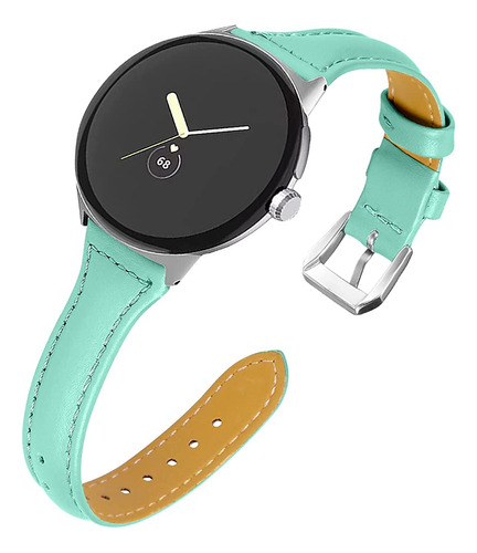 Banda De Cuero Compatible Para Google Pixel Watch Band Corre