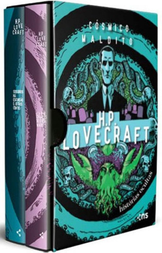 Box Cósmico Maldito: Histórias Ocultas De H.p. Lovecraft: (pôster + Marcador + Suplemento + 2 Cartões-postais), De Lovecraft, H. P.. Editora Novo Século, Capa Mole Em Português