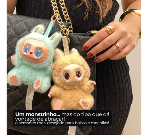 Labubu C/ Roupa Chaveiro Pop Pelúcia Surpresa Colecionável