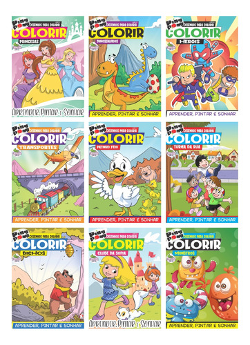 Kit 50 Revistas Infantil De Colorir  E Atividades