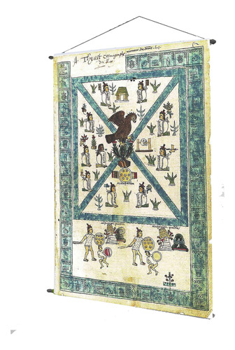 Poster En Tela Tipo Pendon Codice Mendocino