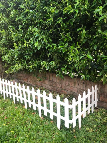Imagen 4 de 6 de Cerca Plástica Para Jardín 50 Cm Set X 4 (cubre 2 M.)