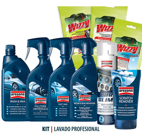 Kit Lavado Auto Profesional Arexons