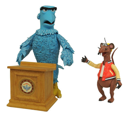 Diamond Select Toys The Muppets: Sam The Eagle & Rizzo The