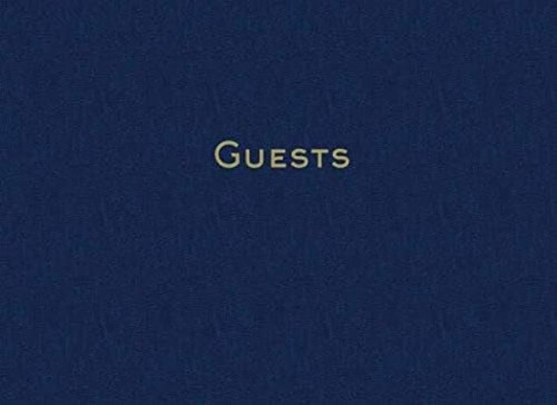 Libro: Guests: Blue Guest Book, Guest Registry, Guest Sign-i