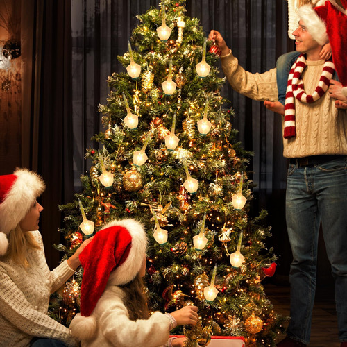 Luces De Burbujas De Navidad Romasaty, Luces De Cuerda De De
