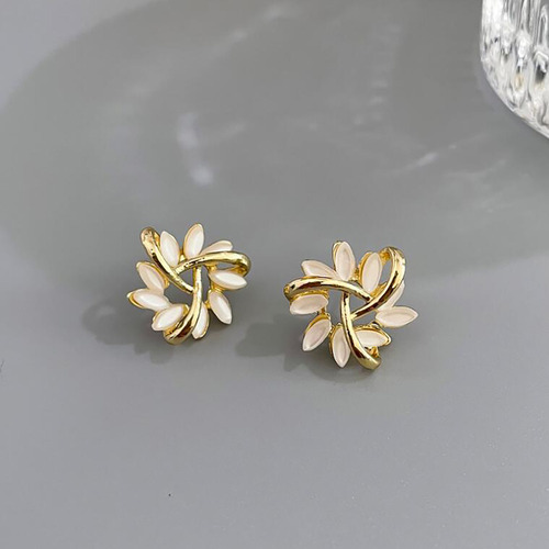 Ay 1par Pendientes S925 Con Diseño De Aguja S925 Flor De Sol