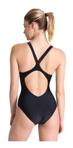 Imagen 2 de 9 de Malla Natacion Arena Mirrored V Back Enteras Enteriza Mujer