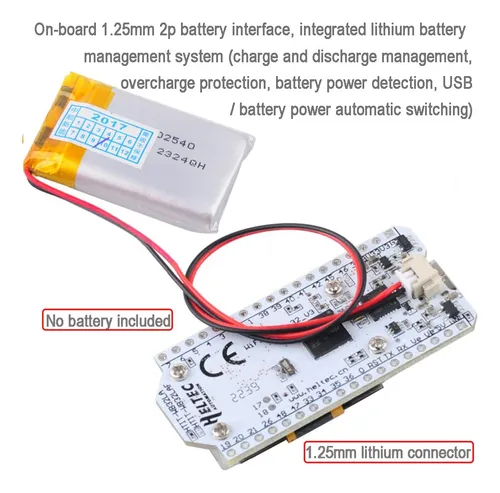 Placa Oled Diymalls Lora Esp32 De 915 Mhz, V3, Tipo C, Sx126