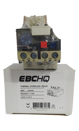 Relé Termico De 7-10amp Marca Ebchq Para Contactores 