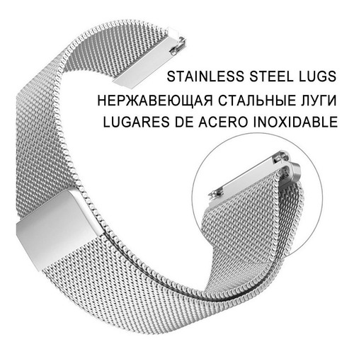 Imagen 2 de 6 de Malla De 20mm Para Samsung S2, Amazfit, Huawei
