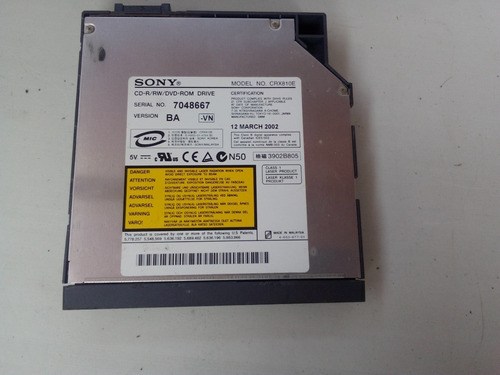 Dvd Interno De Repuesto Sony Vaio Pcg-8a3p