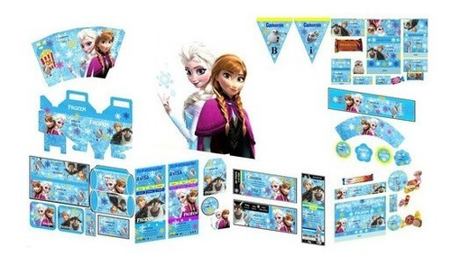 Kit Imprimible Para Tu Fiesta De Frozen