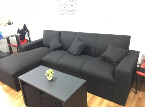 Juego De Living Chaise Long Sofa