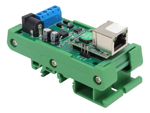 Convertidor Rs485 A Ethernet 9600bps Tvs Anti Surge