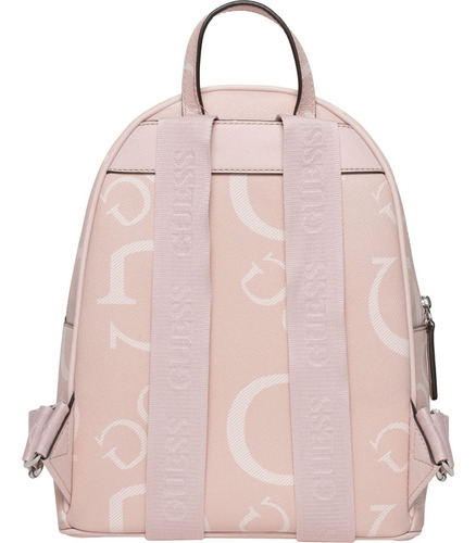 Mochila Guess Factory Cc961730-pwd Acabado de los herrajes Níquel Color Rosa Correa de hombro Rosa Diseño de la tela Lisa
