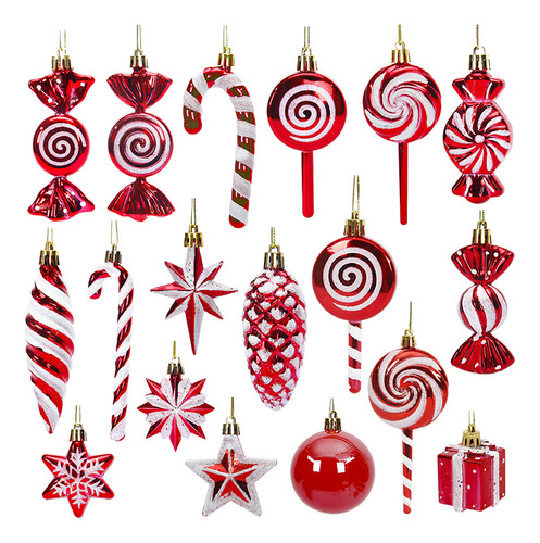 Adornos De Caramelos De Decoraciones Plástico Navidad Menta