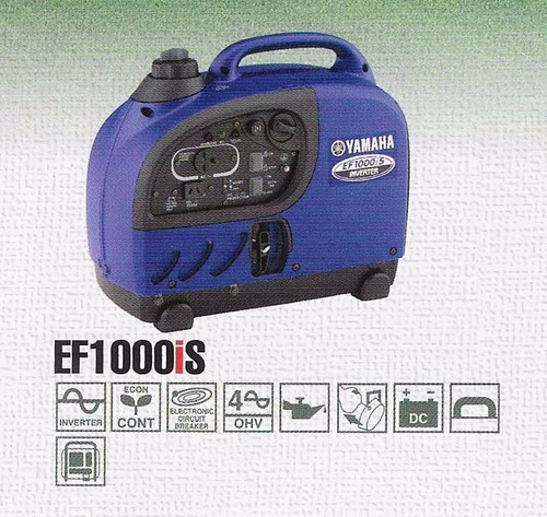 Generador Insonorizado Yamaha Ef1000is Carga Bateria Renosto