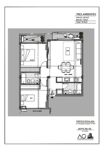 Venta Departamento 3 Ambientes - Remedios De Escalada - Lanus - Financiado.