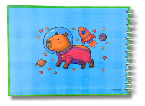 Livro De Colorir Cute & Comfy - Capivara E Seus Amigos