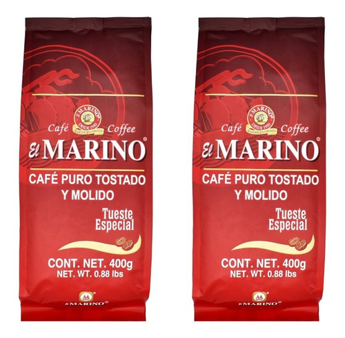 Café El Marino Tueste Especial Molido 400 G Two Pack