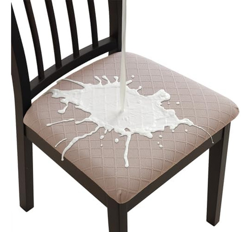 Juego De 6 Fundas Impermeables Para Sillas De Comedor, Funda