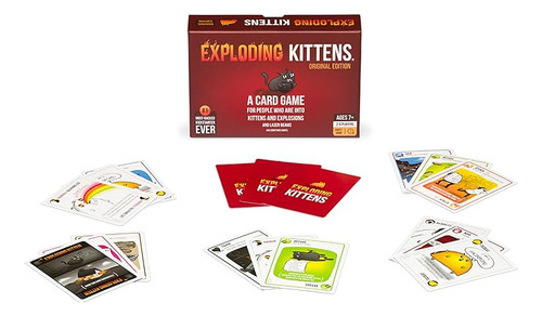 Exploding Kittens - Juego De Cartas Estrategia Asmodee