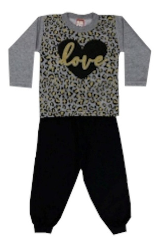 Kit 5 Conjunto Moletom Infantil Menina-menino Atacado 1/2/3
