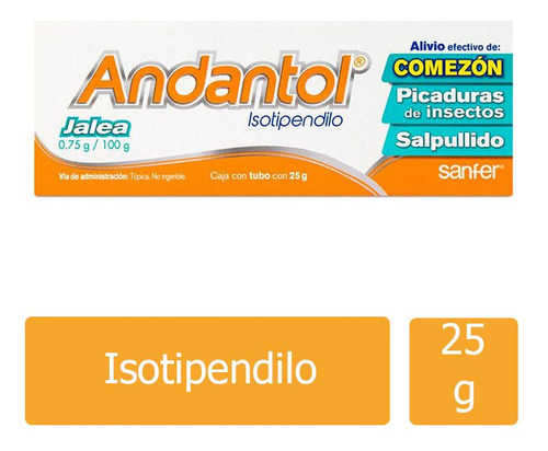 Andantol Jalea Caja Con Tubo Con 25 G