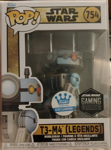 Funko Pop! Star Wars Legends #754: T3-m4 Fshop Gaming Greats (Usado)