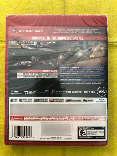Need For Speed Shift 2 Unleashed Ps3 Fisico Nuevo Sellado