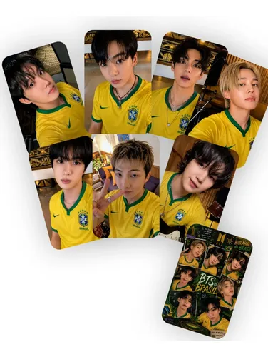 7 Photocard Bts Brasil Frente Verso Fanmade | MercadoLivre