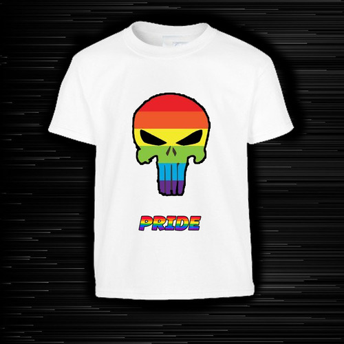 Polera Orgullo Gay Punisher