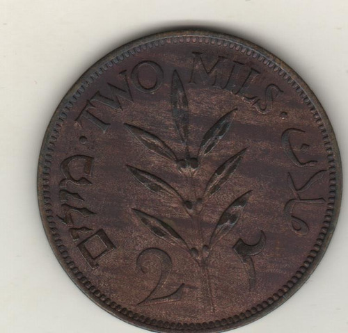 Palestina Moneda De 2 Mils Año 1942 Km 2 - Sc-